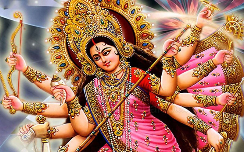 नवरात्रको तेस्रो दिन चन्द्रघण्टा देवीको पूजाआजा गरिदै