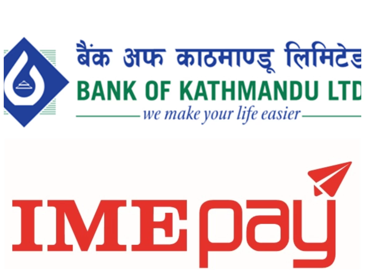आइएमई पे र बैंक अफ काठमाण्डूबीच सम्झौंता