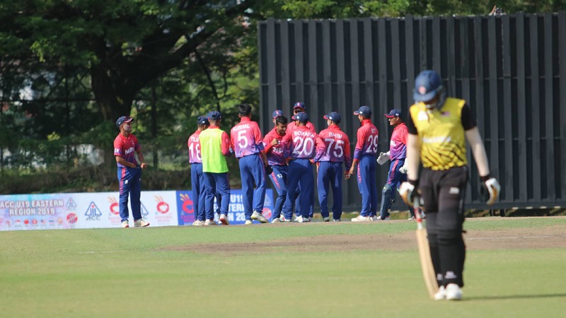 एसीसी इस्टर्न रिजन यू–१९ क्रिकेटमा नेपाललाई मलेसियाको ८८ रनको लक्ष्य