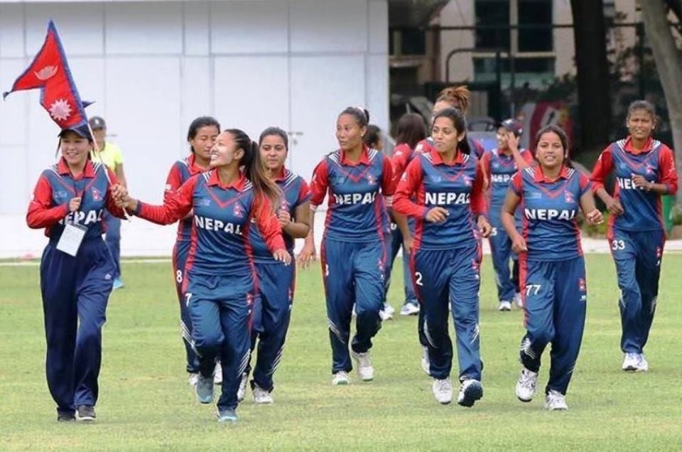 नेपाली महिला क्रिकेट टोली कतार प्रस्थान