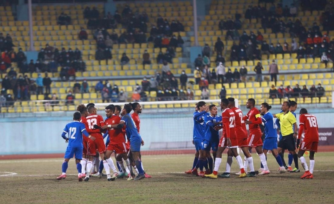 नेपाल र मरिससबिचकोतनावपूर्ण खेलमा नेपाल विजयी