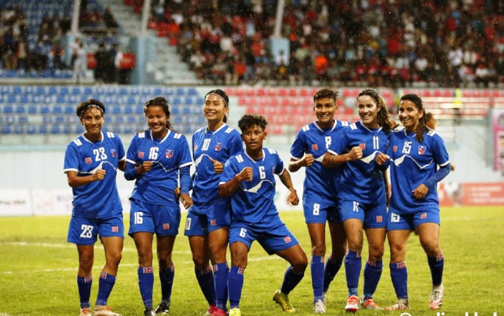 श्रीलंकलाई हराउँदै नेपाल साफ महिला च्याम्पियनसिपको सेमिफाइनलमा