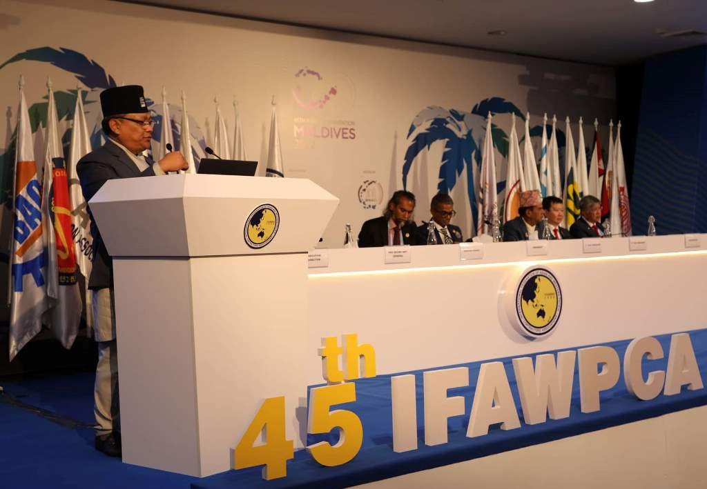 ईफाप्काको ४५ औं सम्मेलन माल्दिम्सकाे राजधानी मालेमा शुरु
